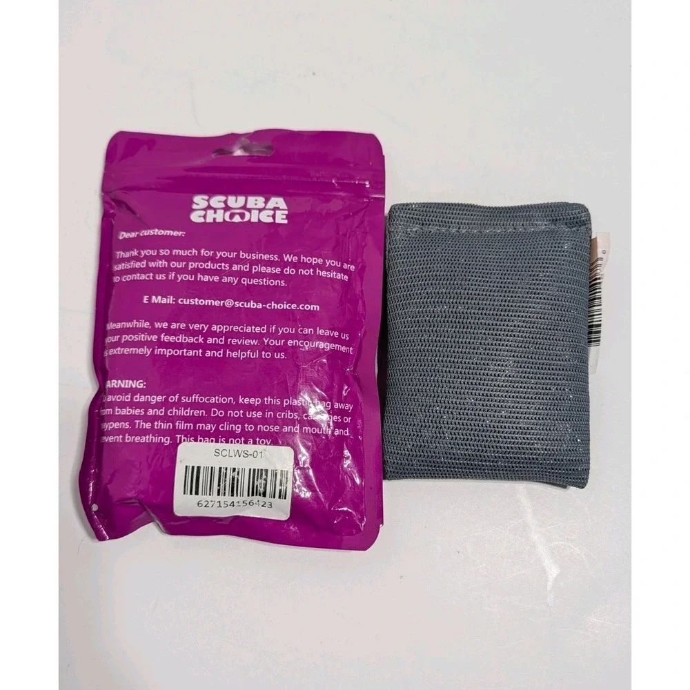 Scuba Choice Diving Soft Mesh Lead Shot Weight 1 lb Gray Weight Made in‎ USA NEW